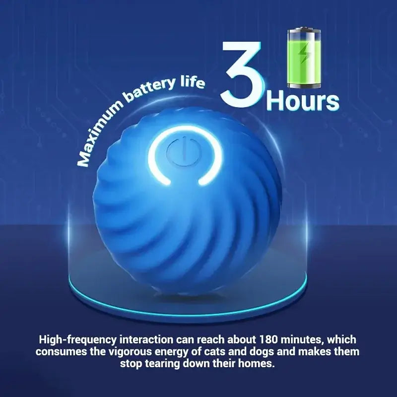 Rechargeable dog toy for boredom and anxiety relief