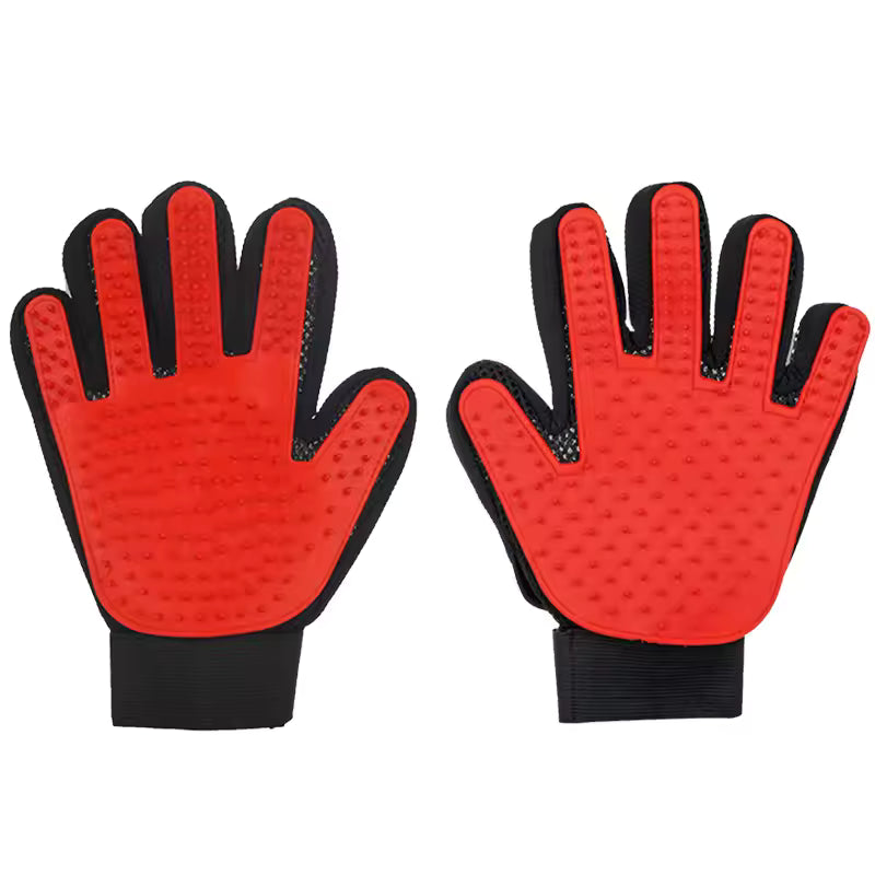 pet hair glove pawluxe red