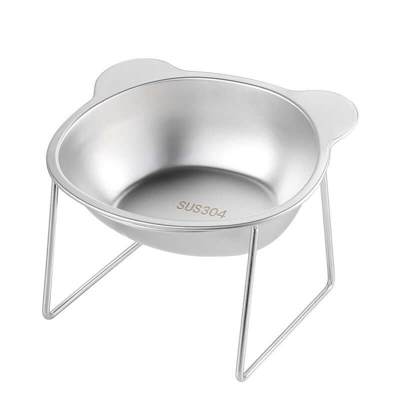 PawLift stainless steel Elevated cat bowl for cats