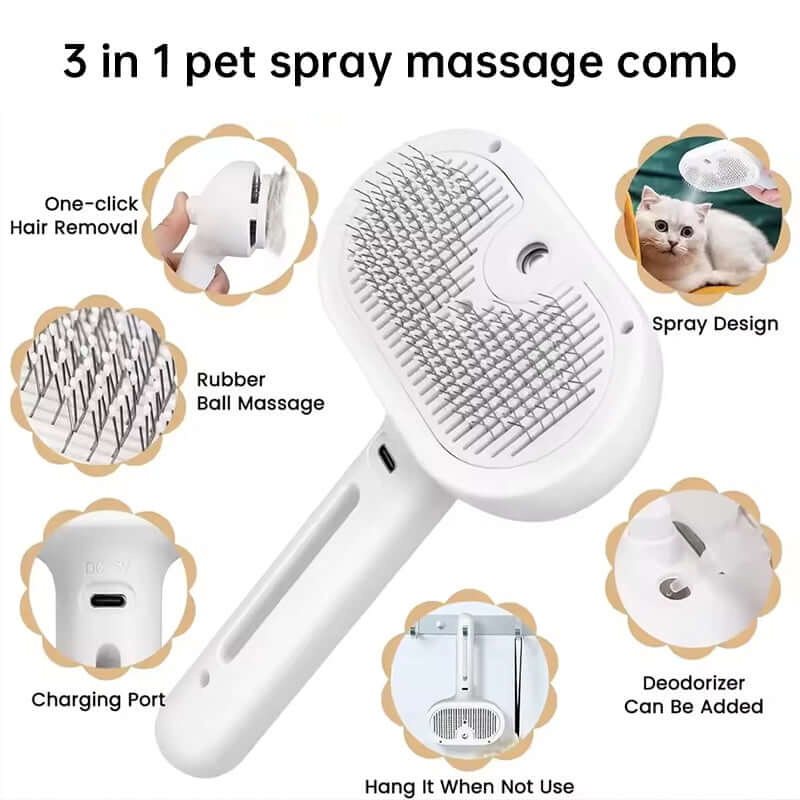 STEAMGLIDE PET GROOMING COMB