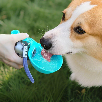 Portable dog water bottle for walks parks and outdoor trips