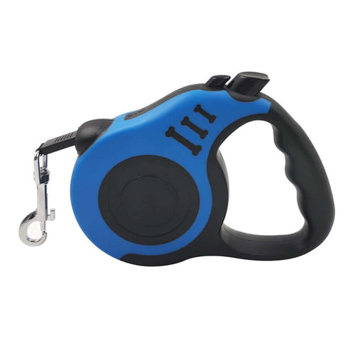 Blue and black dog leash designed for large breeds