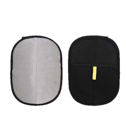 Dual-sided adhesive design of PawGlide static pet hair removal glove