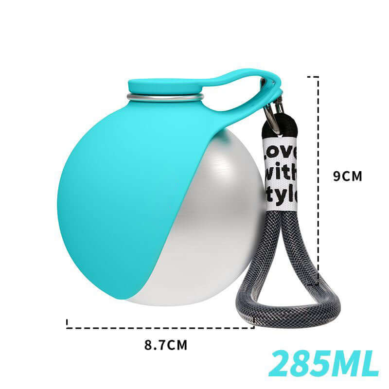 Compact portable dog water bottle for small and large dogs