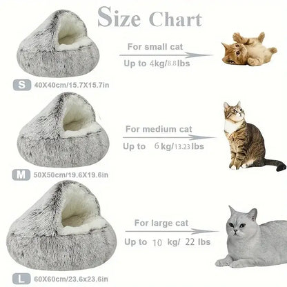  luxury plush pet nest bed