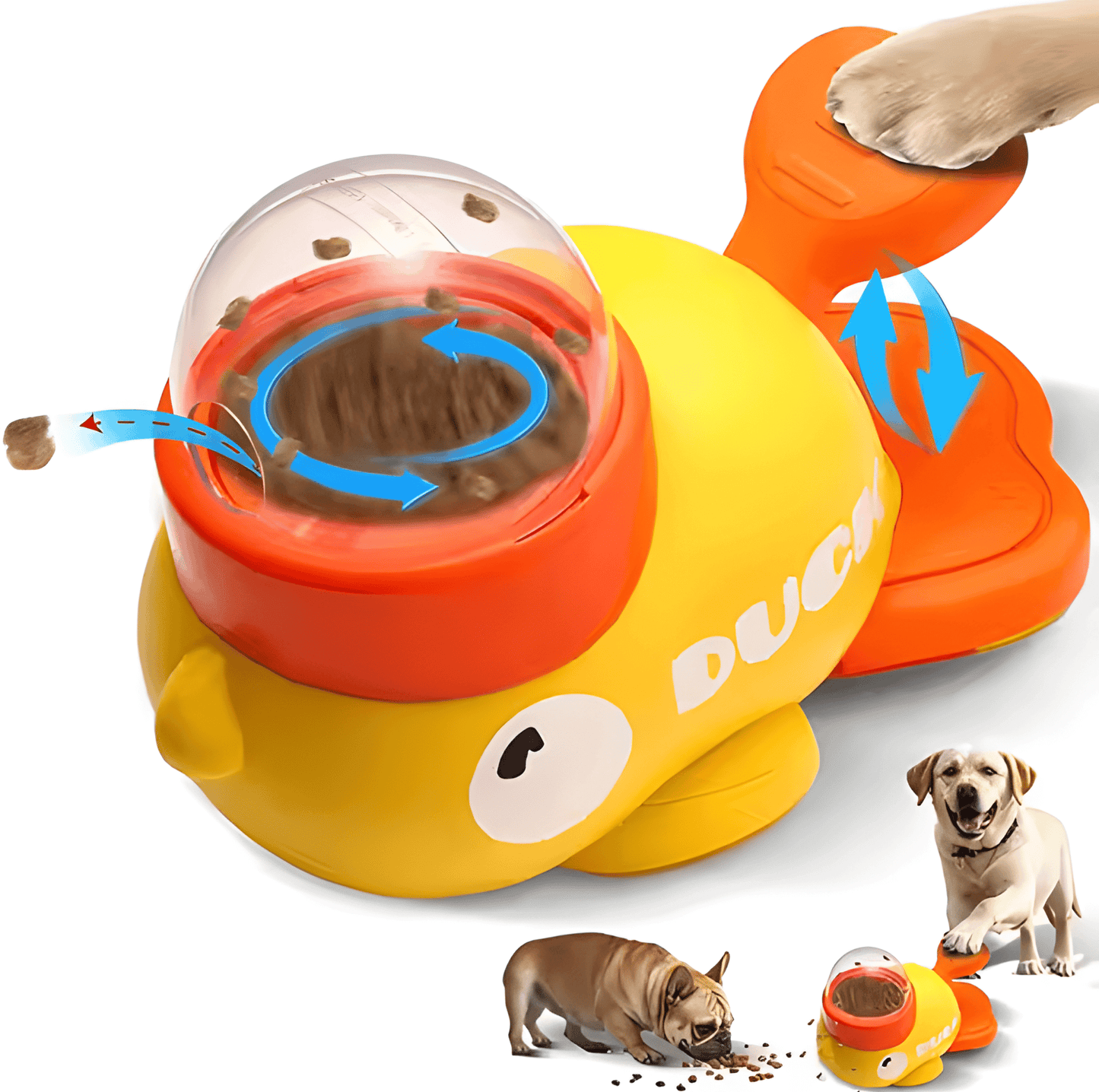 DuckiePlay interactive pet treat dispenser