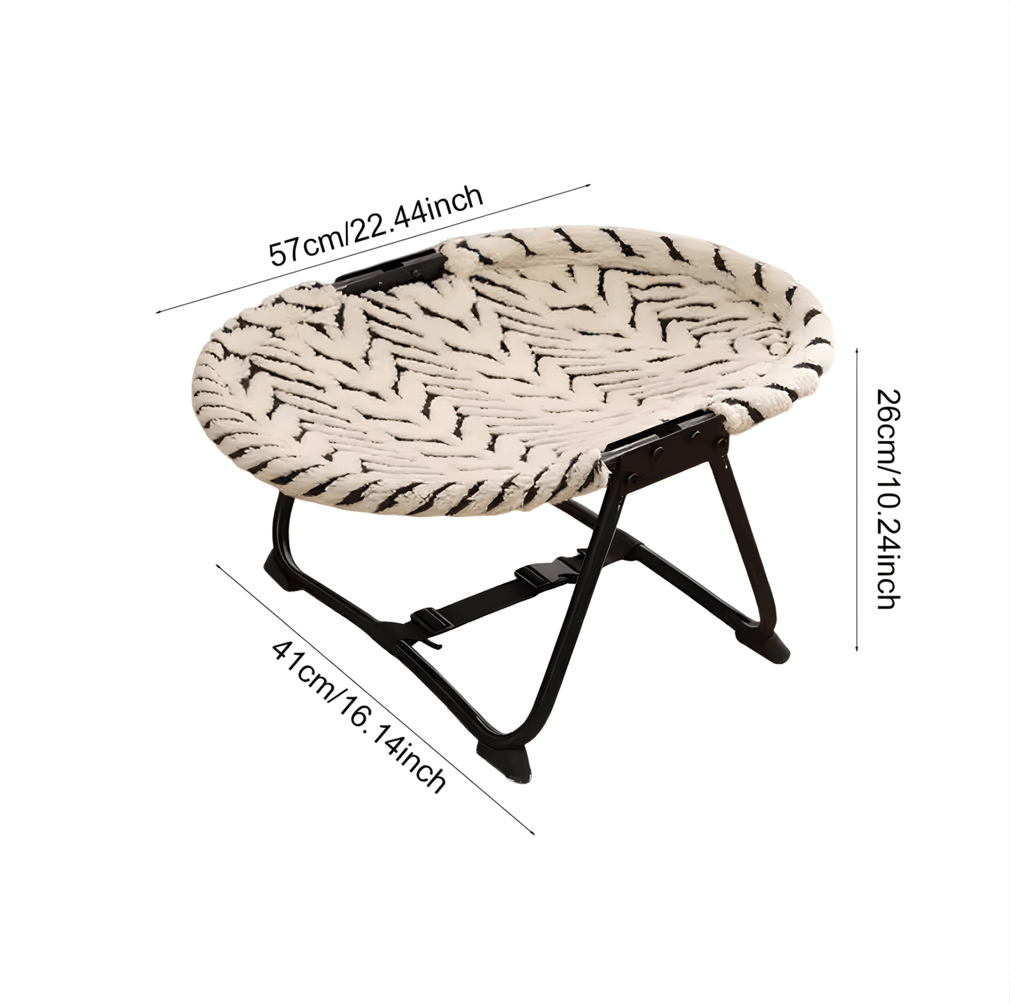 elevated pet bed size dimensions for cats and small dogs cozy plush