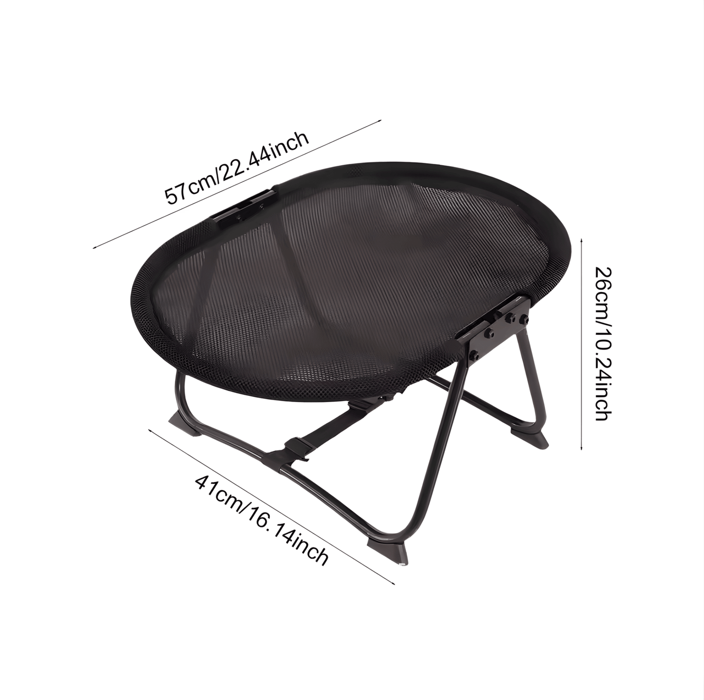 elevated pet bed size dimensions for cats and small dogs cooling mesh