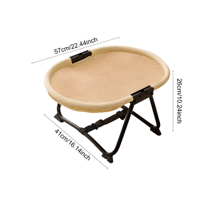 elevated pet bed size dimensions for cats and small dogs scratch-resistant sisal