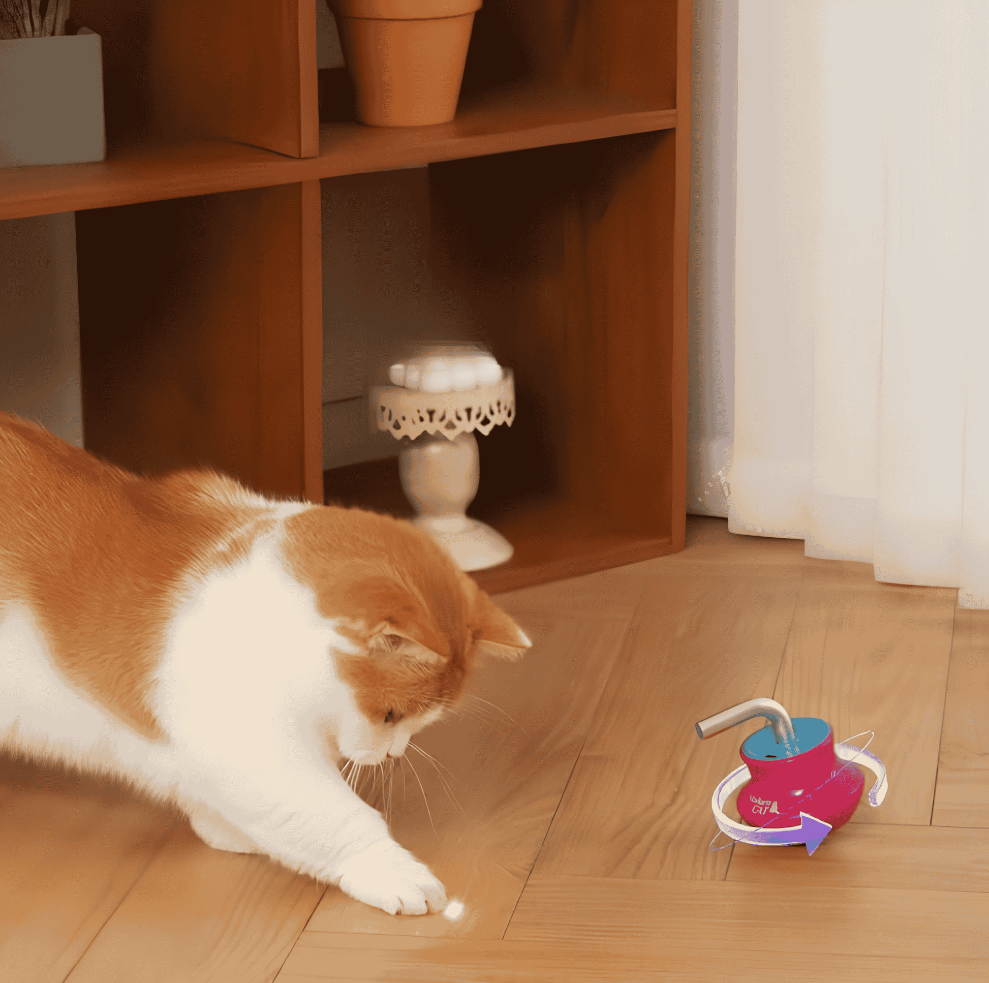 automatic laser cat toy for bored cats