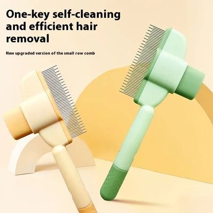 FurSweep™ one-click grooming brush