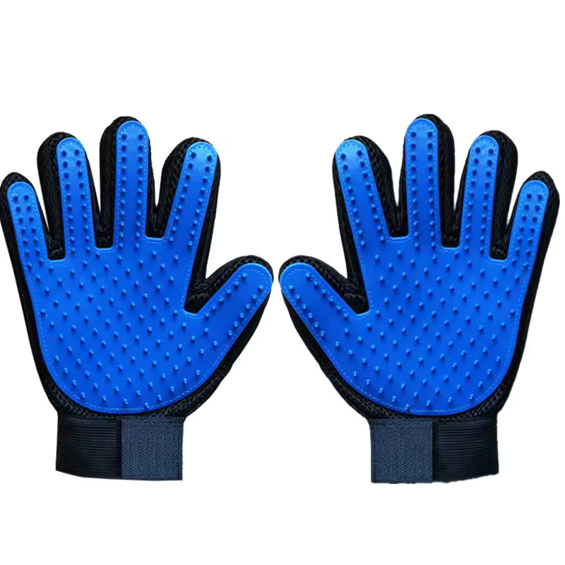 pet hair glove pawluxe blue