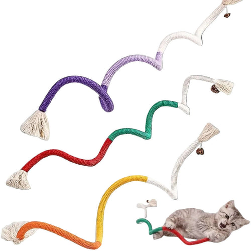 Silvervine Molar Bite Rope colorful cat chew toy