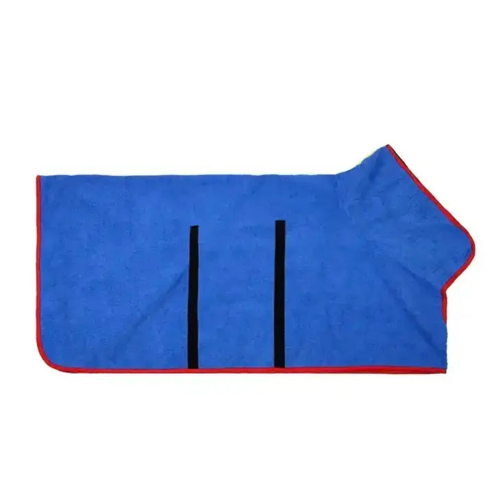 full-body dog bathrobe towel
